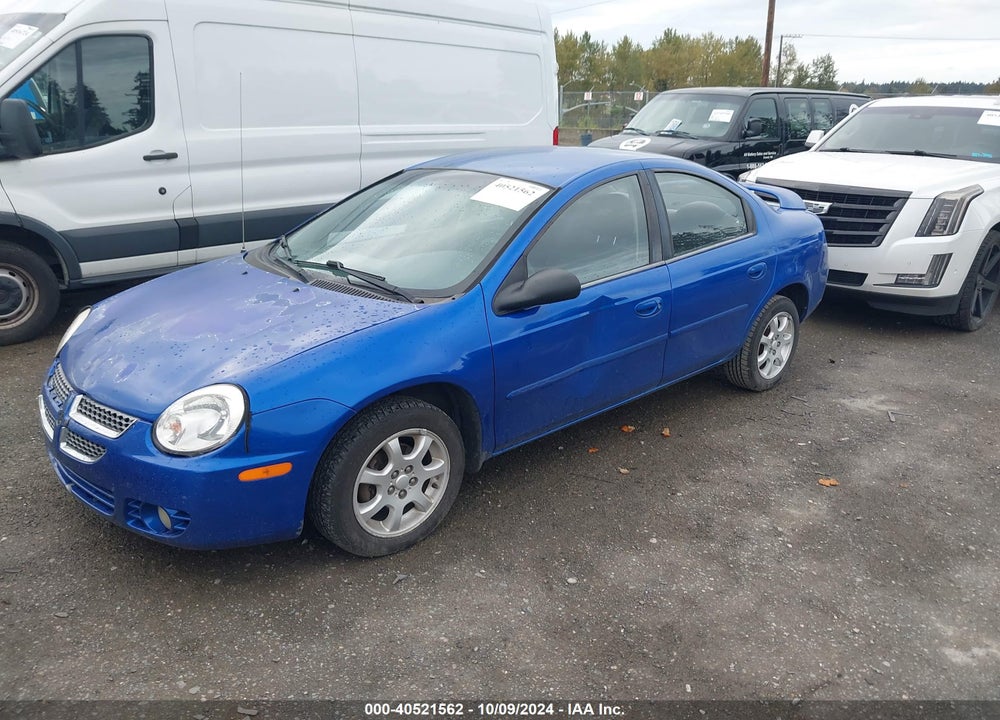 2004 DODGE NEON SXT VIN: 1B3ES56C64D546509