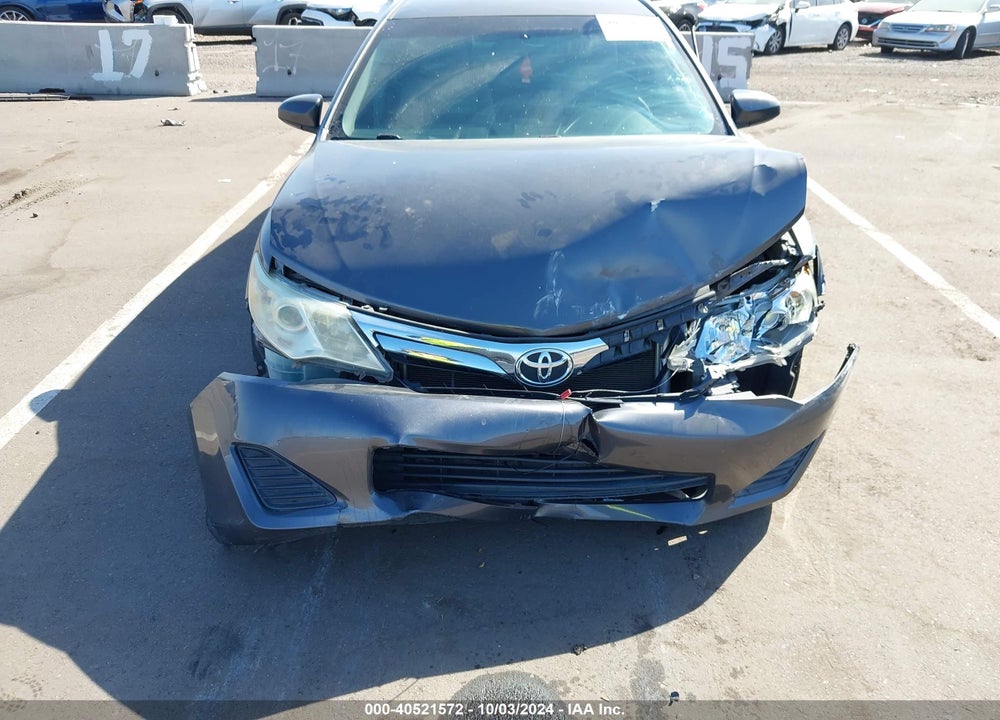 2013 TOYOTA CAMRY LE VIN: 4T4BF1FK9DR306880