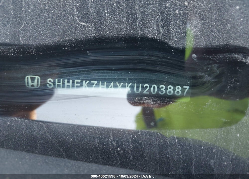 2019 HONDA CIVIC SPORT VIN: SHHFK7H4XKU203887