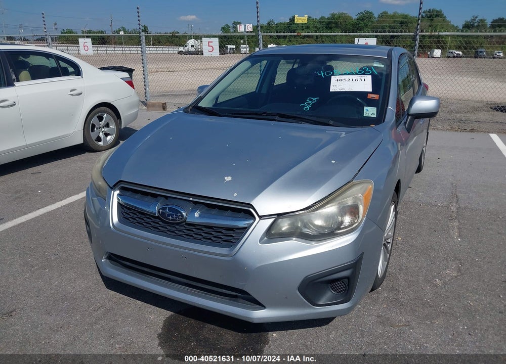 2012 SUBARU IMPREZA 2.0I PREMIUM VIN: JF1GPAD61CH209855