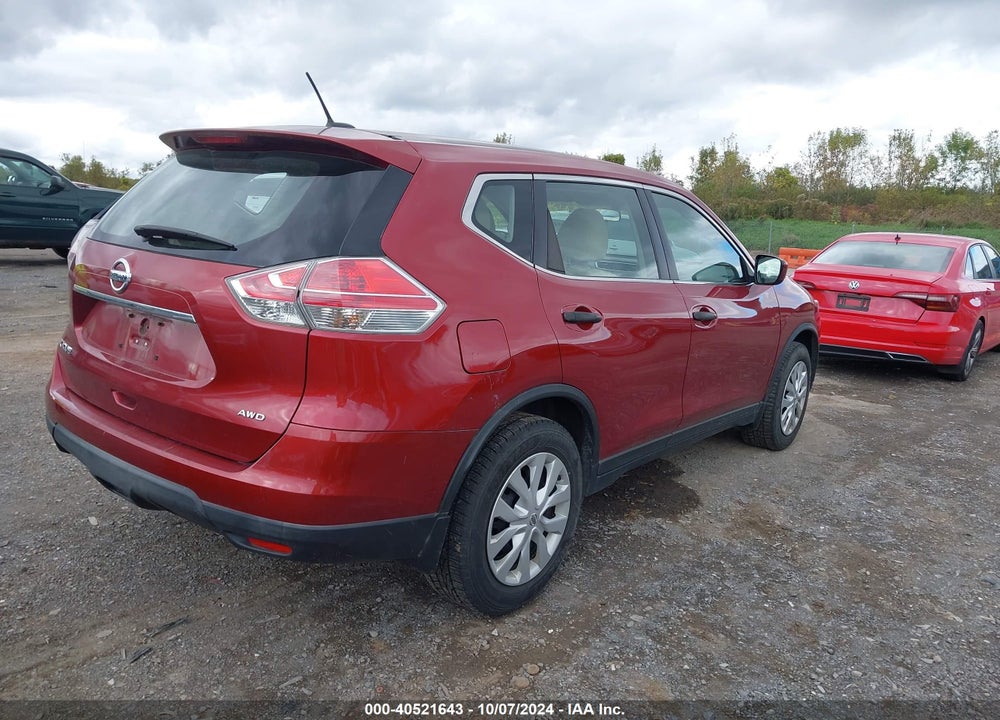 2016 NISSAN ROGUE S VIN: KNMAT2MV6GP611231