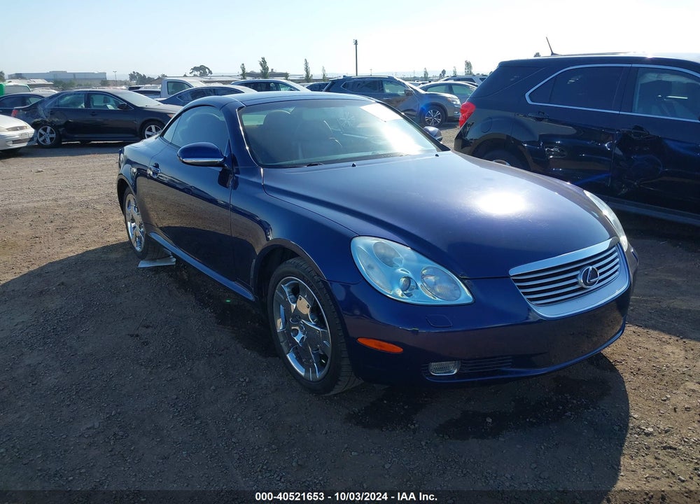 2005 LEXUS SC 430 VIN: JTHFN48Y450066067