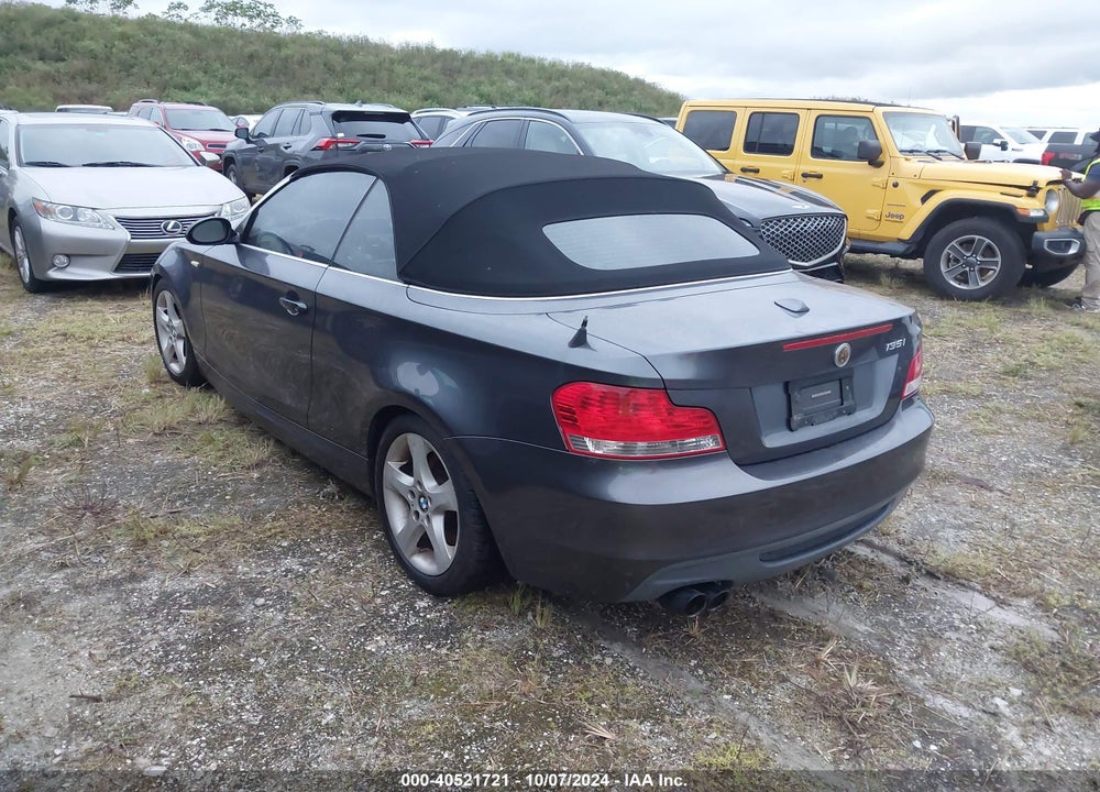 2008 BMW 135I VIN: WBAUN93548VF55482