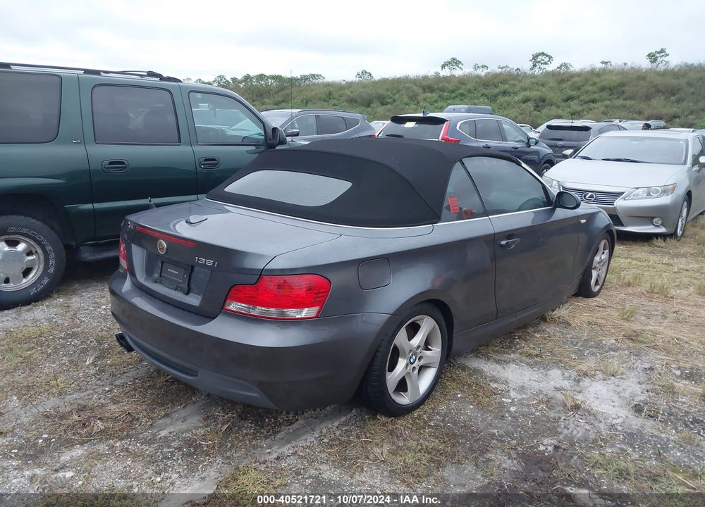 2008 BMW 135I VIN: WBAUN93548VF55482