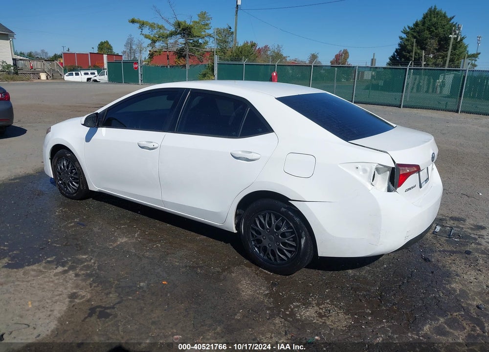 2018 TOYOTA COROLLA LE VIN: 5YFBURHEXJP784745