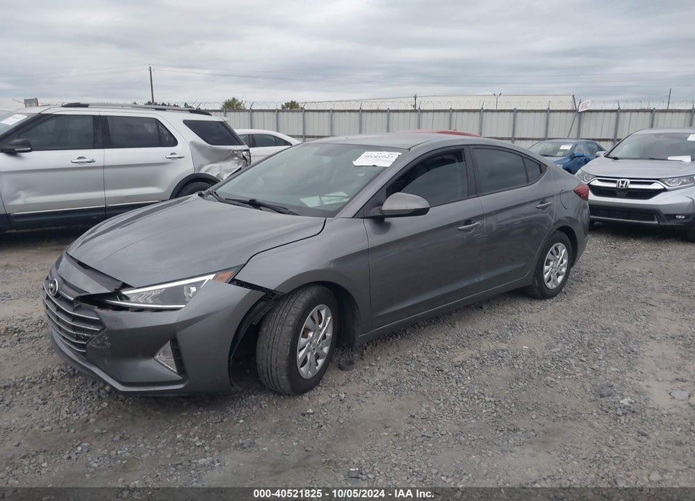 2019 HYUNDAI ELANTRA SE VIN: 5NPD74LF6KH492642