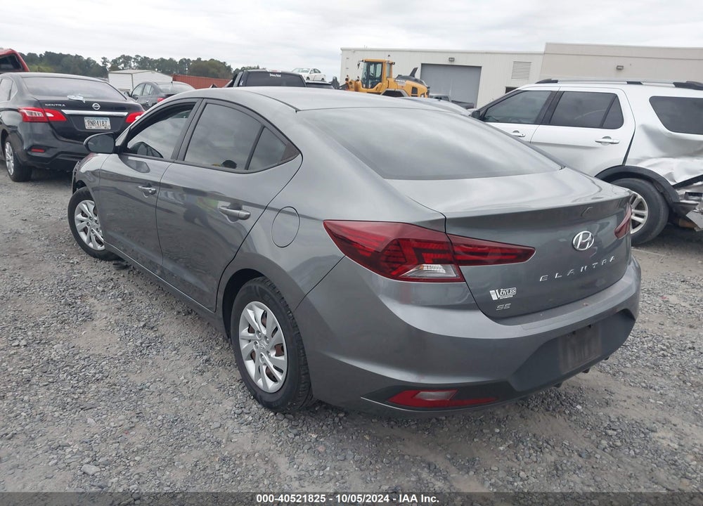 2019 HYUNDAI ELANTRA SE VIN: 5NPD74LF6KH492642