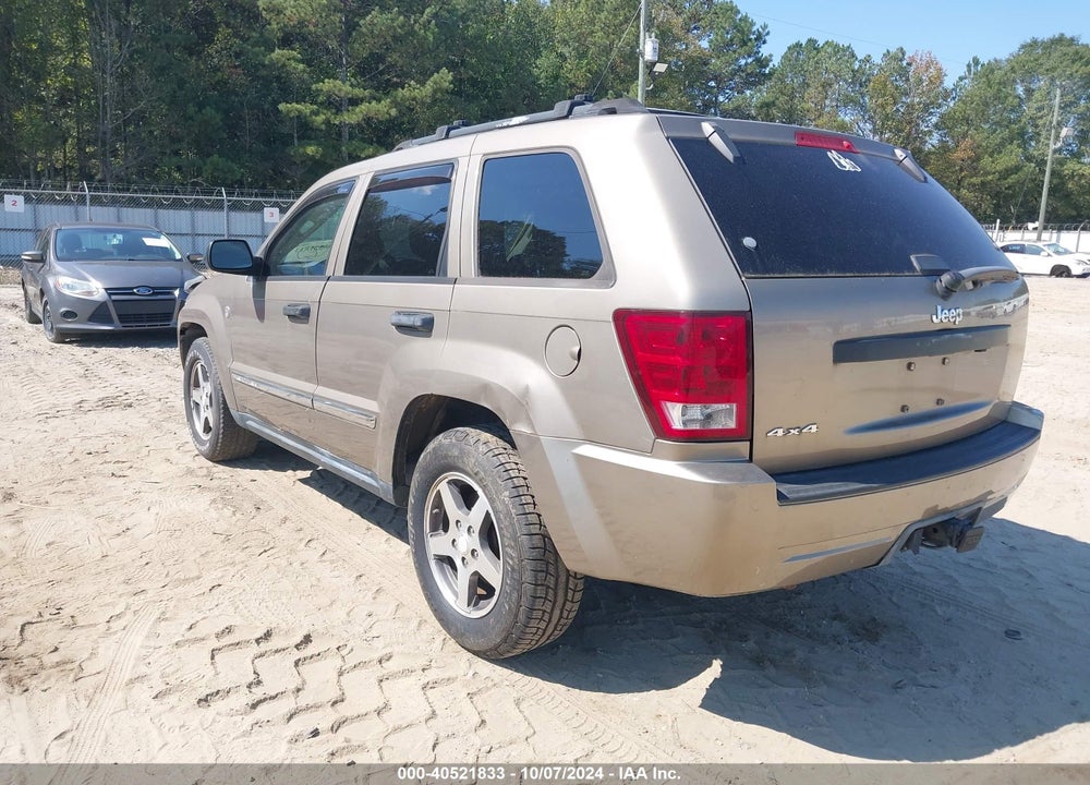 2005 JEEP GRAND CHEROKEE LAREDO VIN: 1J4HR48N75C651691