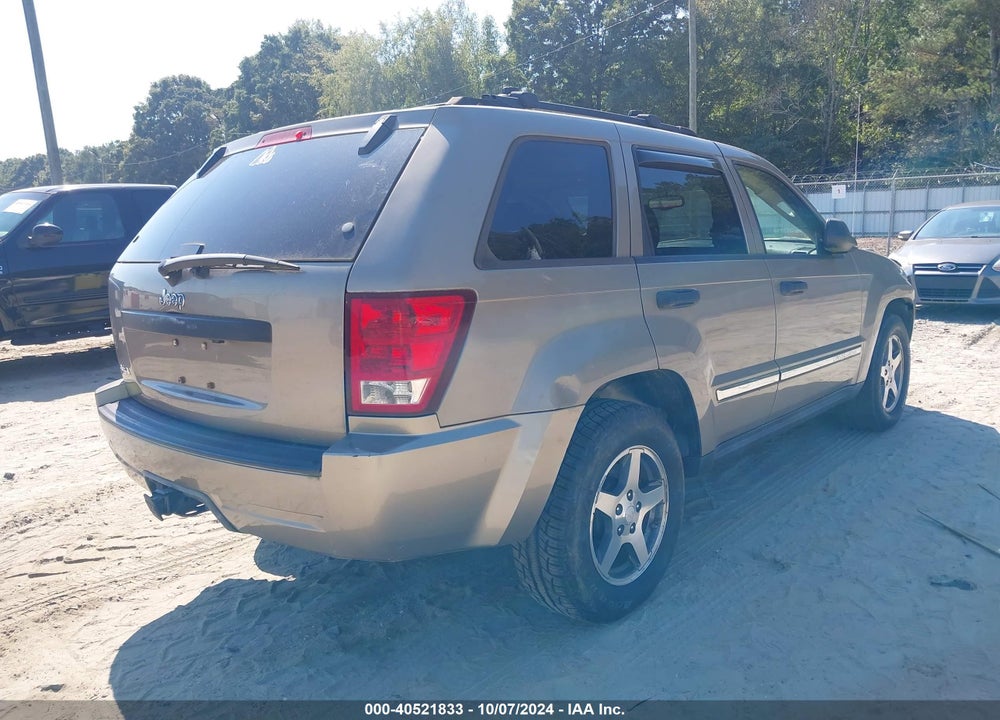 2005 JEEP GRAND CHEROKEE LAREDO VIN: 1J4HR48N75C651691