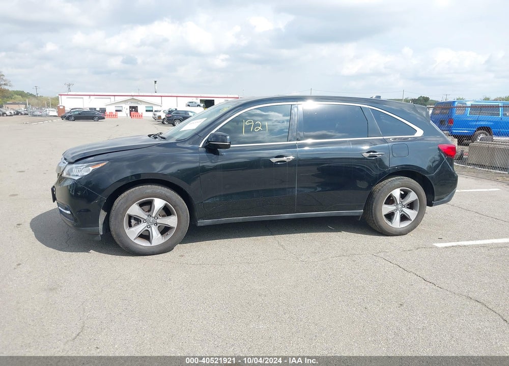 2015 ACURA MDX VIN: 5FRYD4H2XFB029311