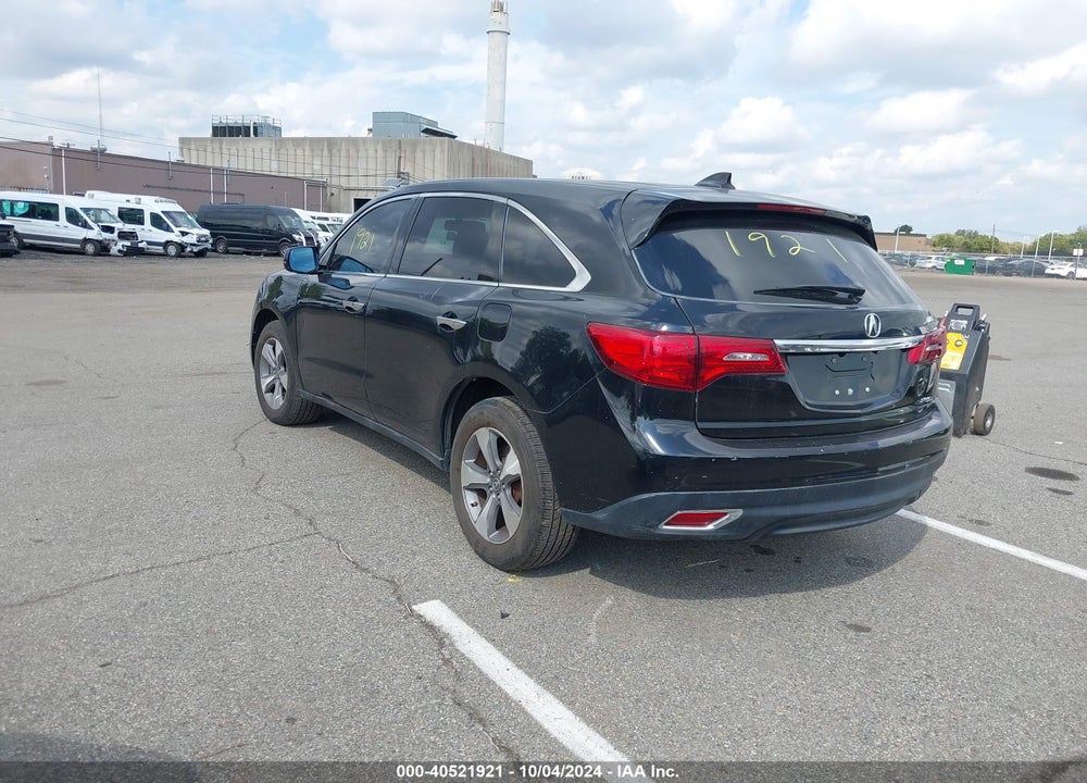 2015 ACURA MDX VIN: 5FRYD4H2XFB029311