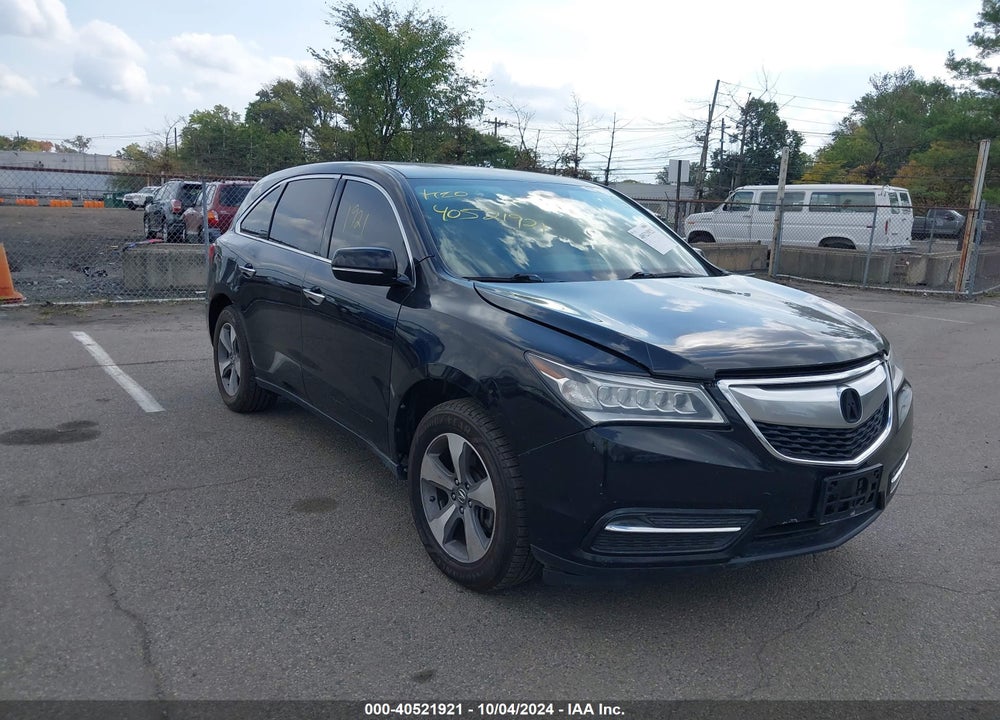 2015 ACURA MDX VIN: 5FRYD4H2XFB029311