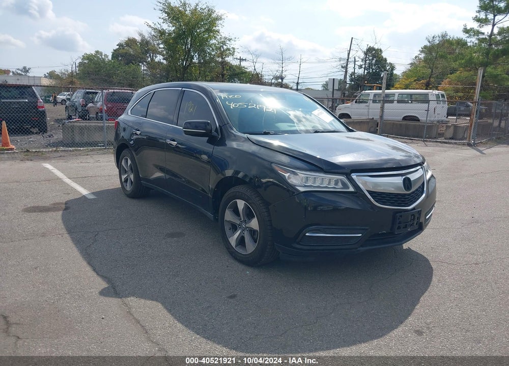 2015 ACURA MDX VIN: 5FRYD4H2XFB029311