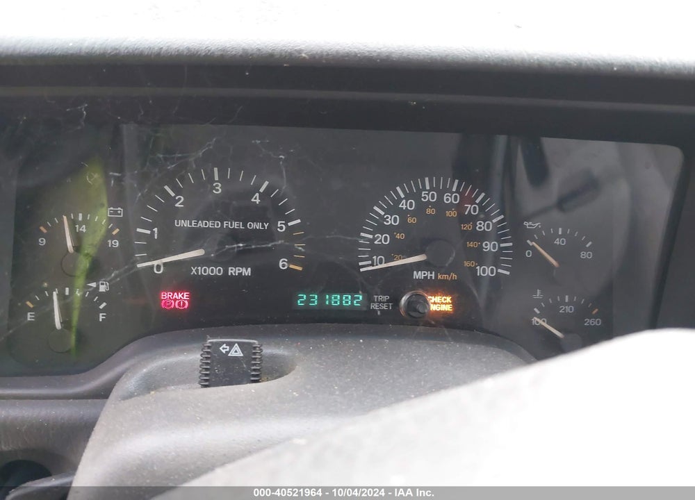1998 JEEP CHEROKEE CLASSIC/SPORT VIN: 1J4FJ68S2WL230589