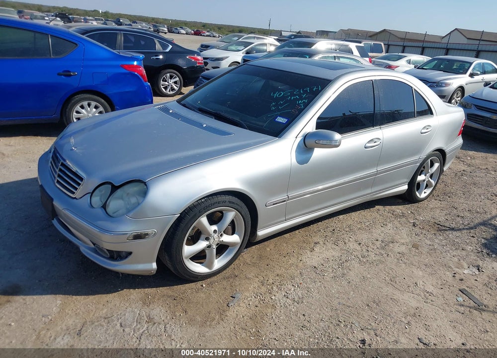 2005 MERCEDES-BENZ C 230 KOMPRESSOR SPORT VIN: WDBRF40J95F648770