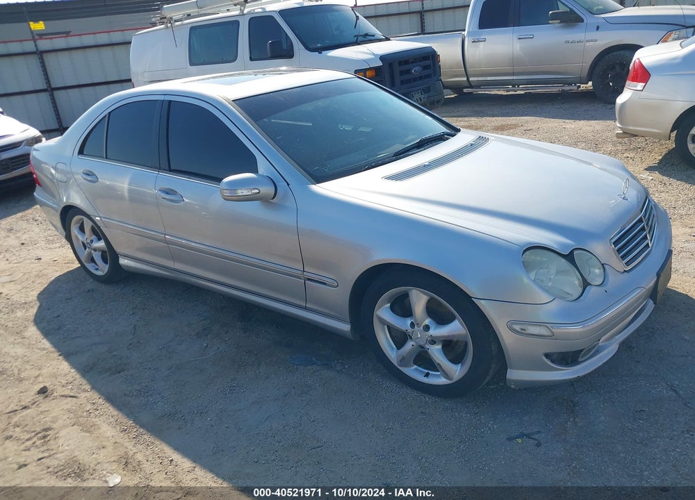 2005 MERCEDES-BENZ C 230 KOMPRESSOR SPORT VIN: WDBRF40J95F648770