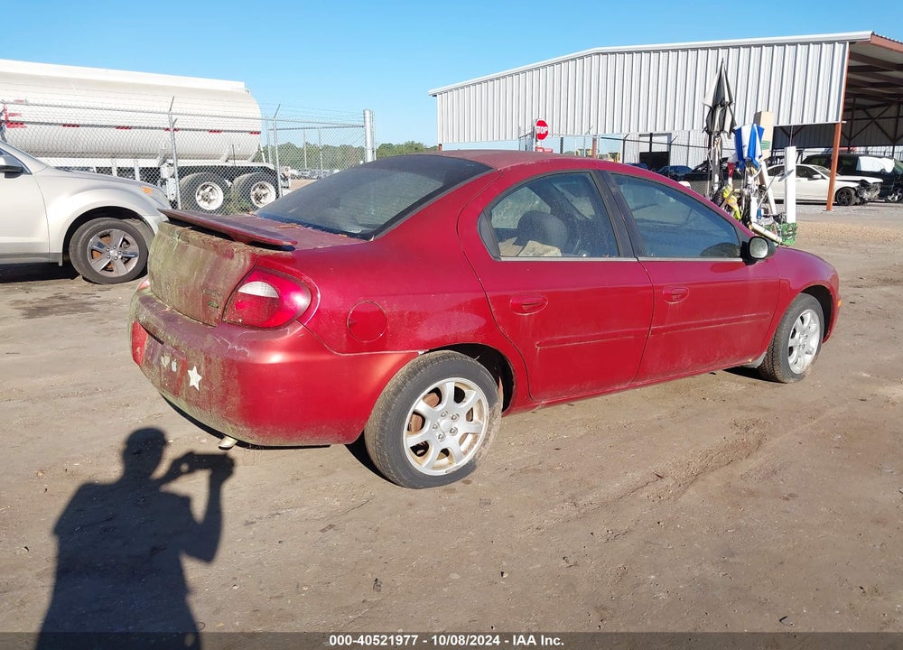 2005 DODGE NEON SXT VIN: 1B3ES56C95D177551
