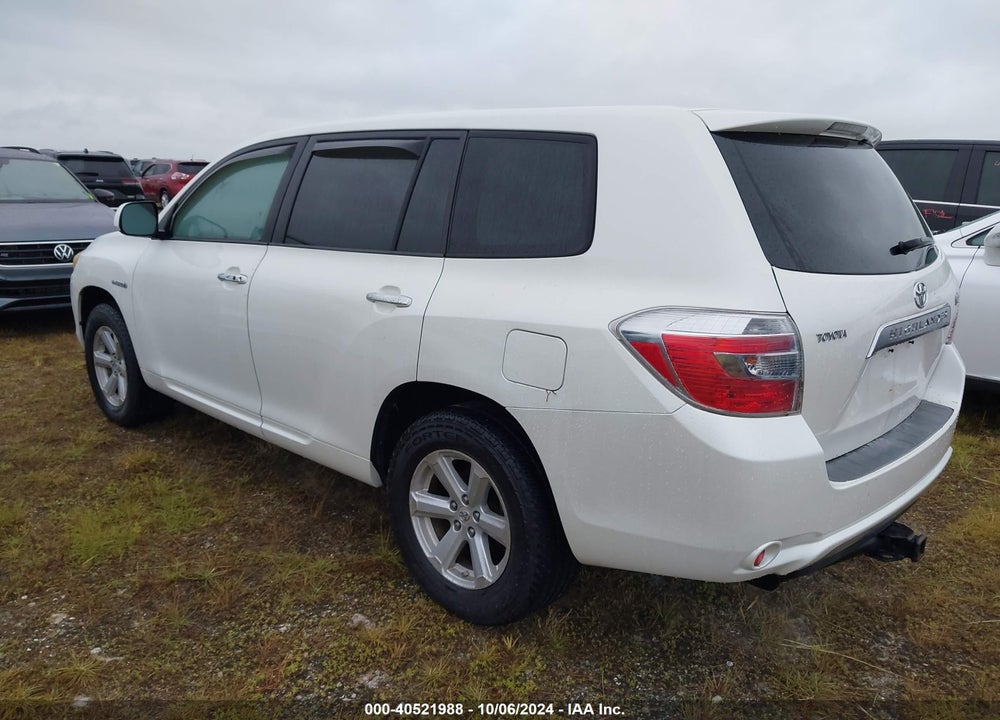 2009 TOYOTA HIGHLANDER HYBRID VIN: JTEEW41A492026794