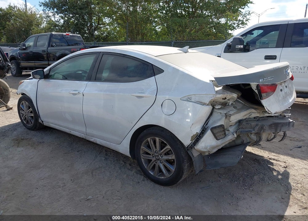 2015 HYUNDAI ELANTRA SE VIN: 5NPDH4AEXFH611077
