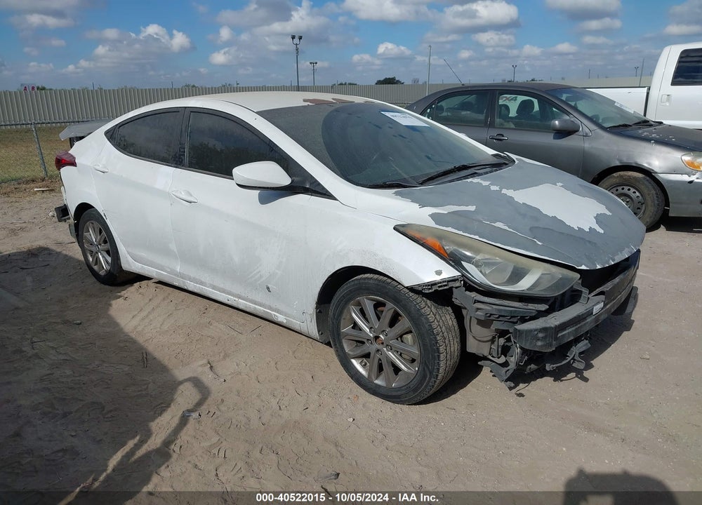 2015 HYUNDAI ELANTRA SE VIN: 5NPDH4AEXFH611077