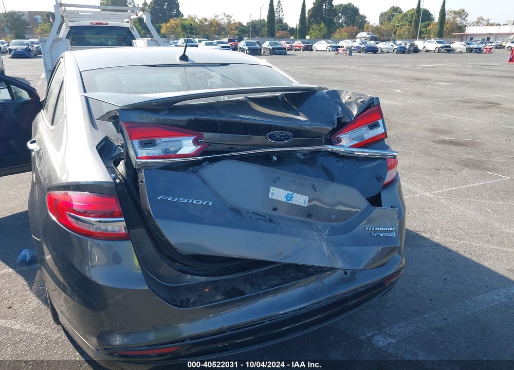 2018 FORD FUSION HYBRID TITANIUM VIN: 3FA6P0RU1JR115239