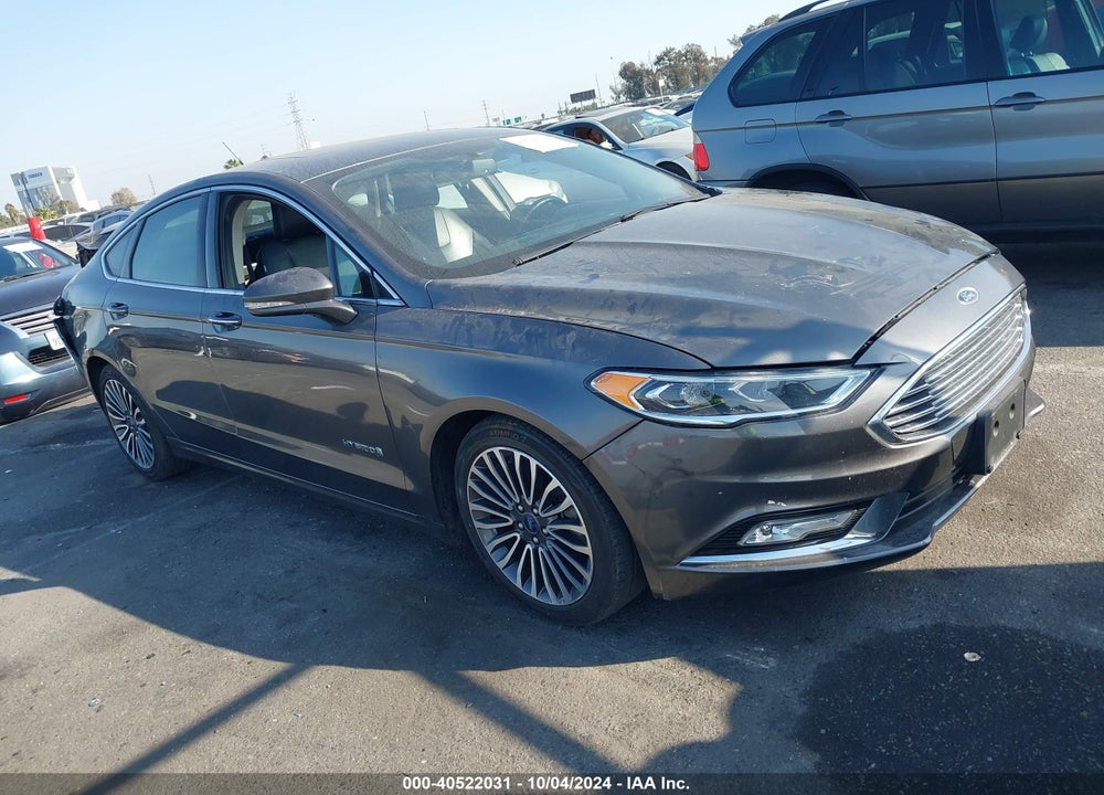 2018 FORD FUSION HYBRID TITANIUM VIN: 3FA6P0RU1JR115239