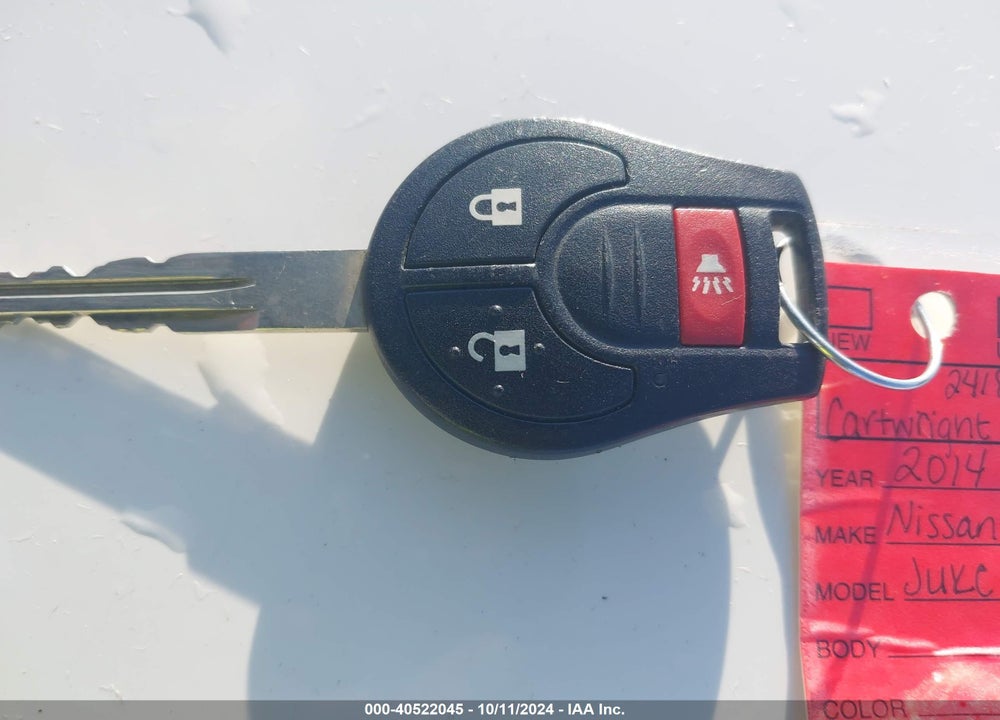 2014 NISSAN JUKE S VIN: JN8AF5MV8ET481650