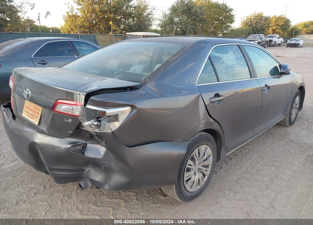 2013 TOYOTA CAMRY LE VIN: 4T4BF1FK3DR324386
