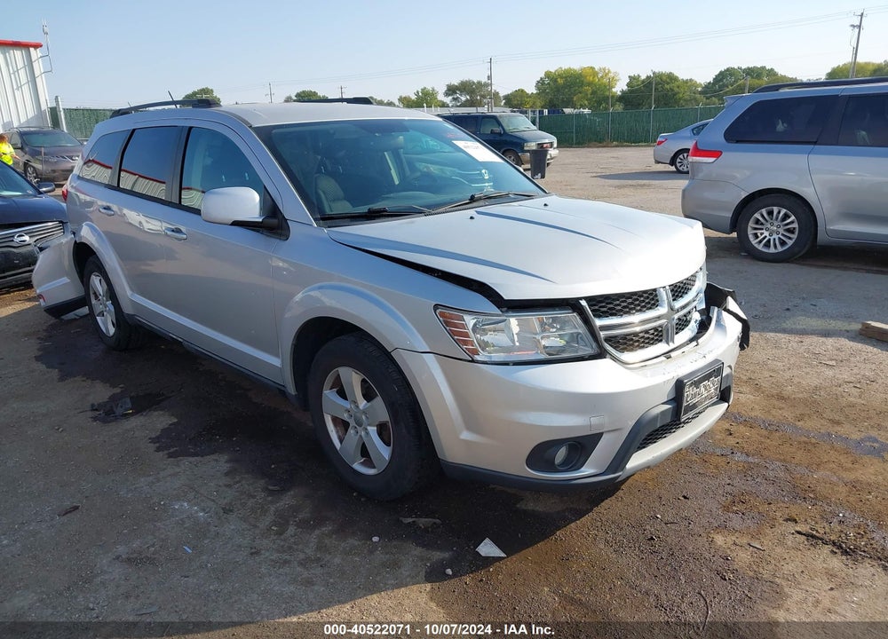 2012 DODGE JOURNEY SXT VIN: 3C4PDCBGXCT174955