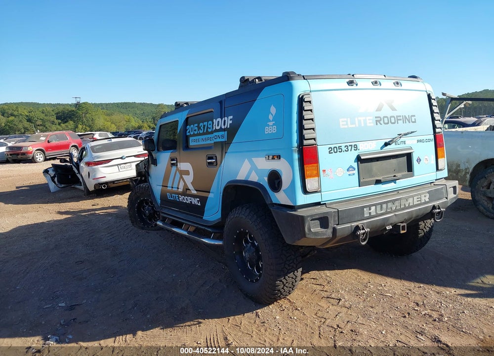 2003 HUMMER H2 VIN: 5GRGN23U03H144078