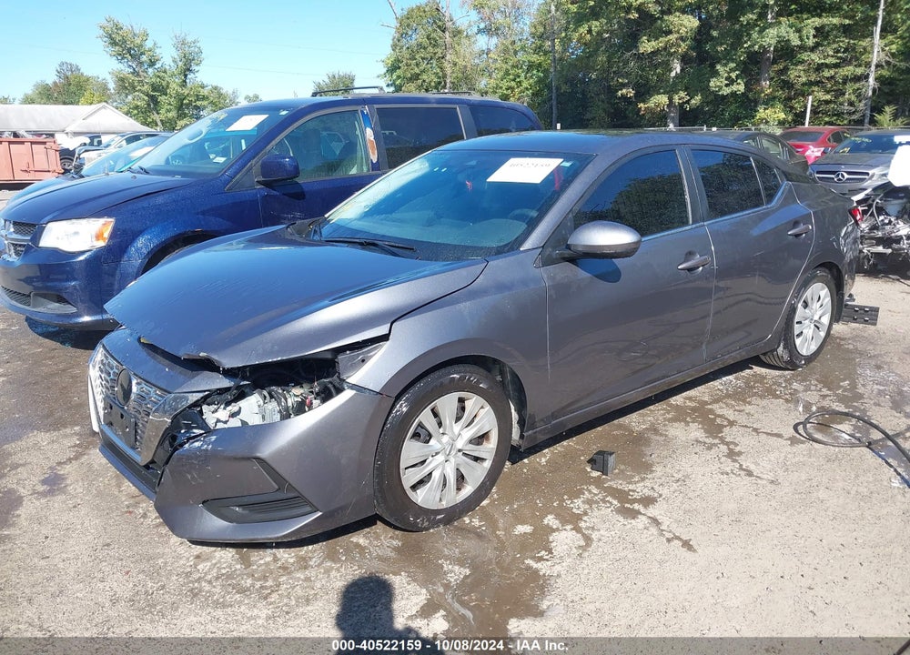 2022 NISSAN SENTRA S XTRONIC CVT VIN: 3N1AB8BV7NY239499