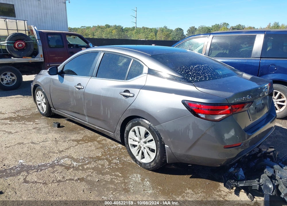 2022 NISSAN SENTRA S XTRONIC CVT VIN: 3N1AB8BV7NY239499