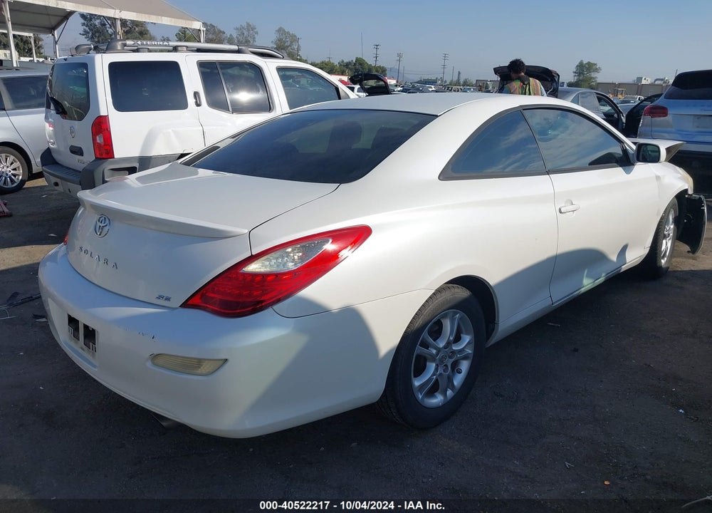 2007 TOYOTA CAMRY SOLARA SE VIN: 4T1CE30P27U758773