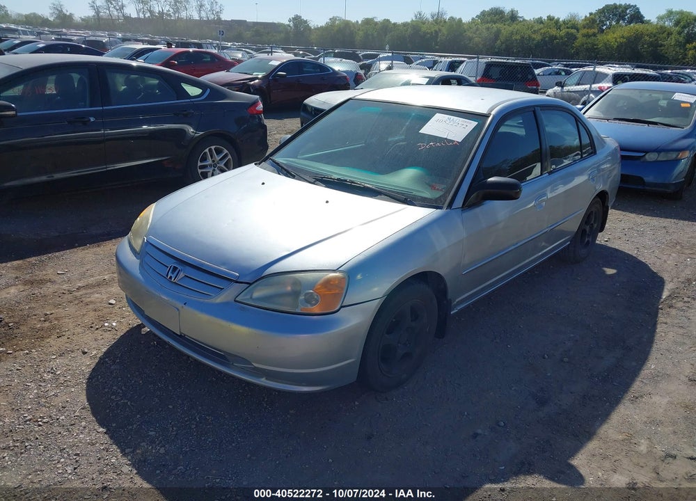 2002 HONDA CIVIC LX VIN: 2HGES16552H532658