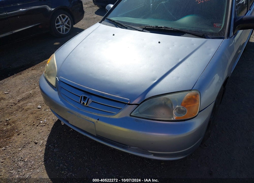 2002 HONDA CIVIC LX VIN: 2HGES16552H532658