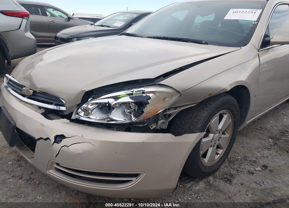2008 CHEVROLET IMPALA LT VIN: 2G1WT58NX89232162