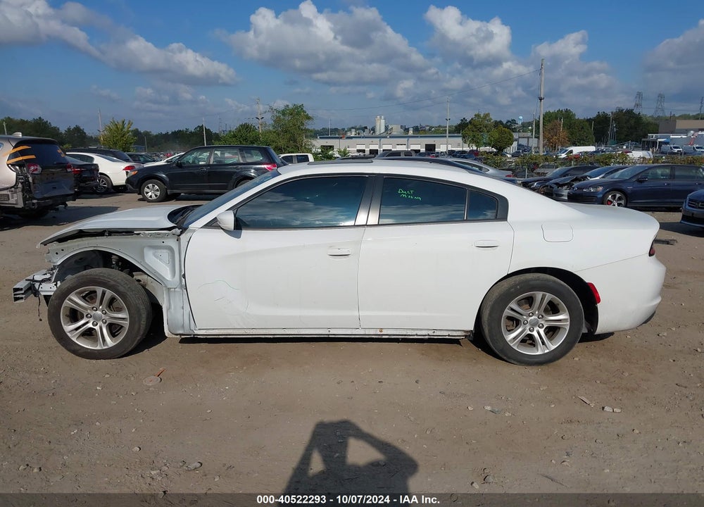 2019 DODGE CHARGER SXT RWD VIN: 2C3CDXBG7KH659944