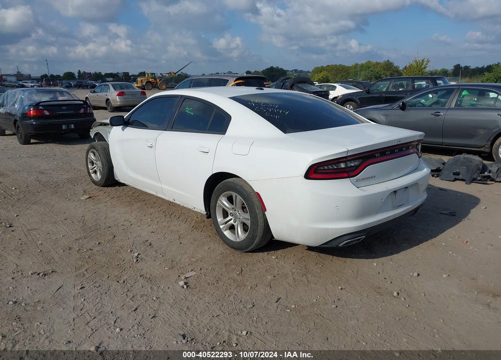 2019 DODGE CHARGER SXT RWD VIN: 2C3CDXBG7KH659944