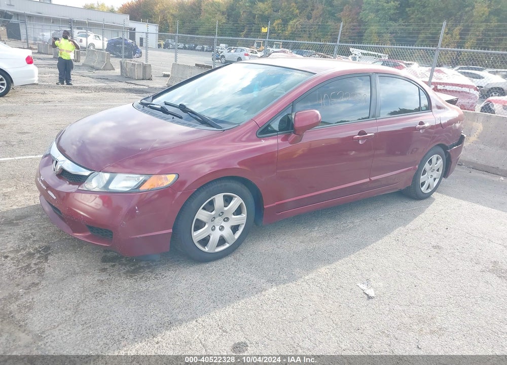 2009 HONDA CIVIC LX VIN: 2HGFA165X9H364775