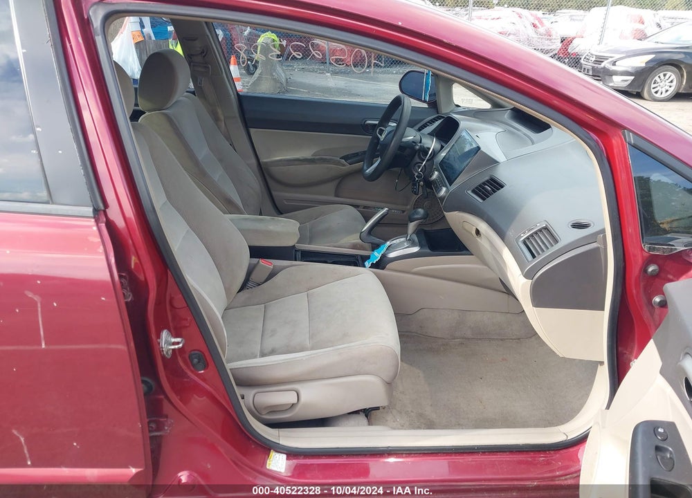 2009 HONDA CIVIC LX VIN: 2HGFA165X9H364775