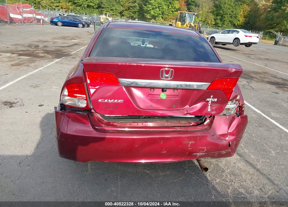2009 HONDA CIVIC LX VIN: 2HGFA165X9H364775