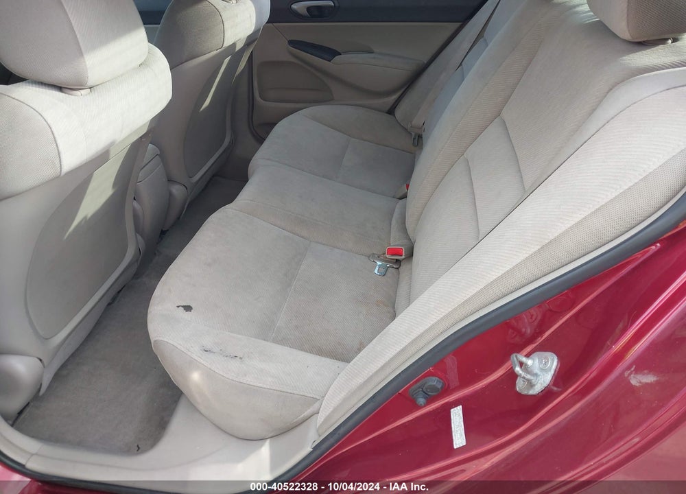 2009 HONDA CIVIC LX VIN: 2HGFA165X9H364775