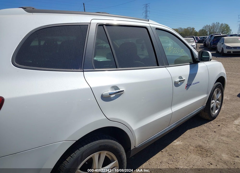 2012 HYUNDAI SANTA FE LIMITED V6 VIN: 5XYZKDAG4CG105529