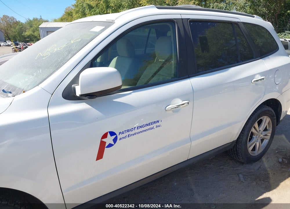 2012 HYUNDAI SANTA FE LIMITED V6 VIN: 5XYZKDAG4CG105529
