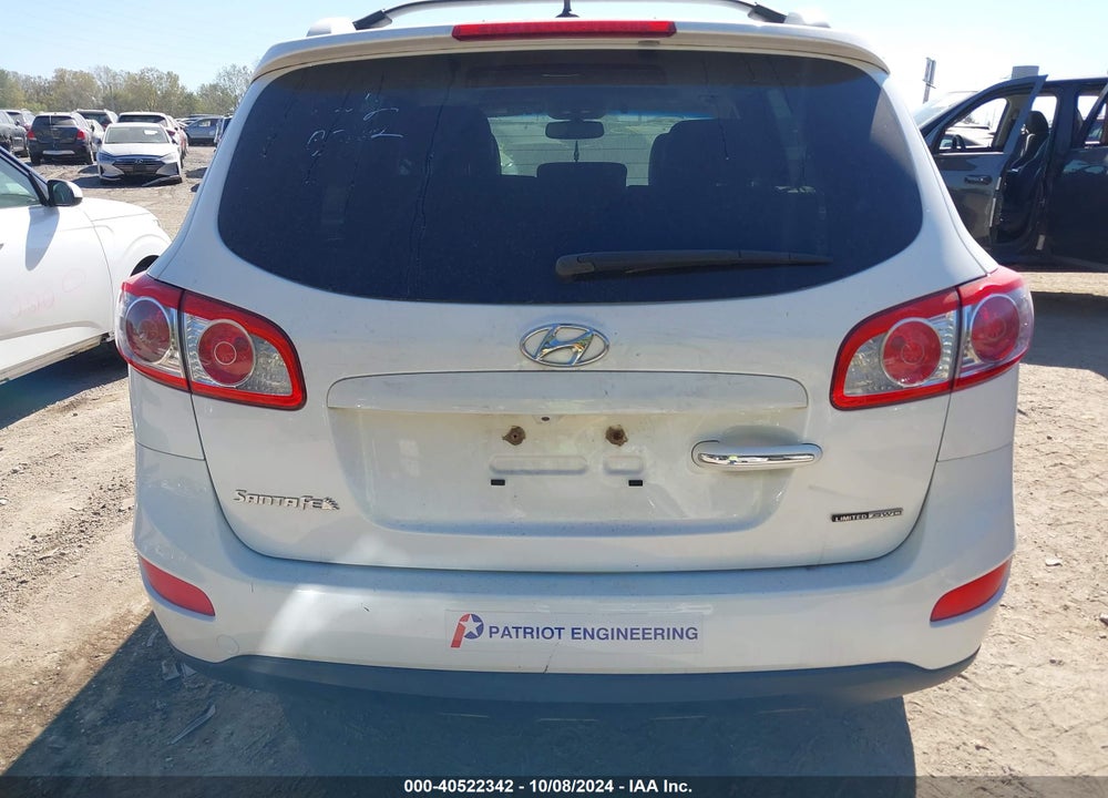 2012 HYUNDAI SANTA FE LIMITED V6 VIN: 5XYZKDAG4CG105529