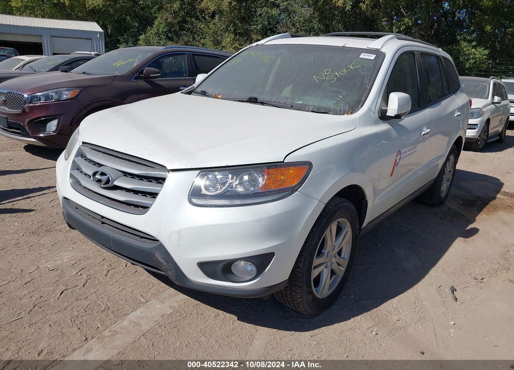 2012 HYUNDAI SANTA FE LIMITED V6 VIN: 5XYZKDAG4CG105529