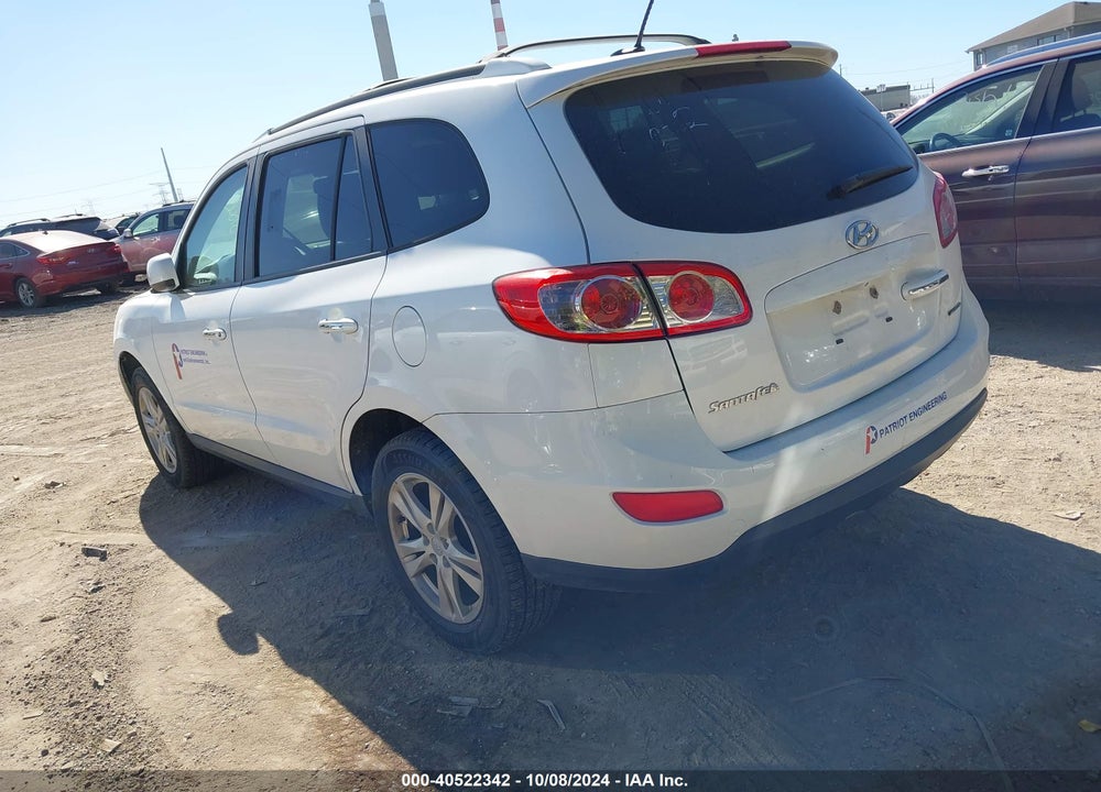 2012 HYUNDAI SANTA FE LIMITED V6 VIN: 5XYZKDAG4CG105529