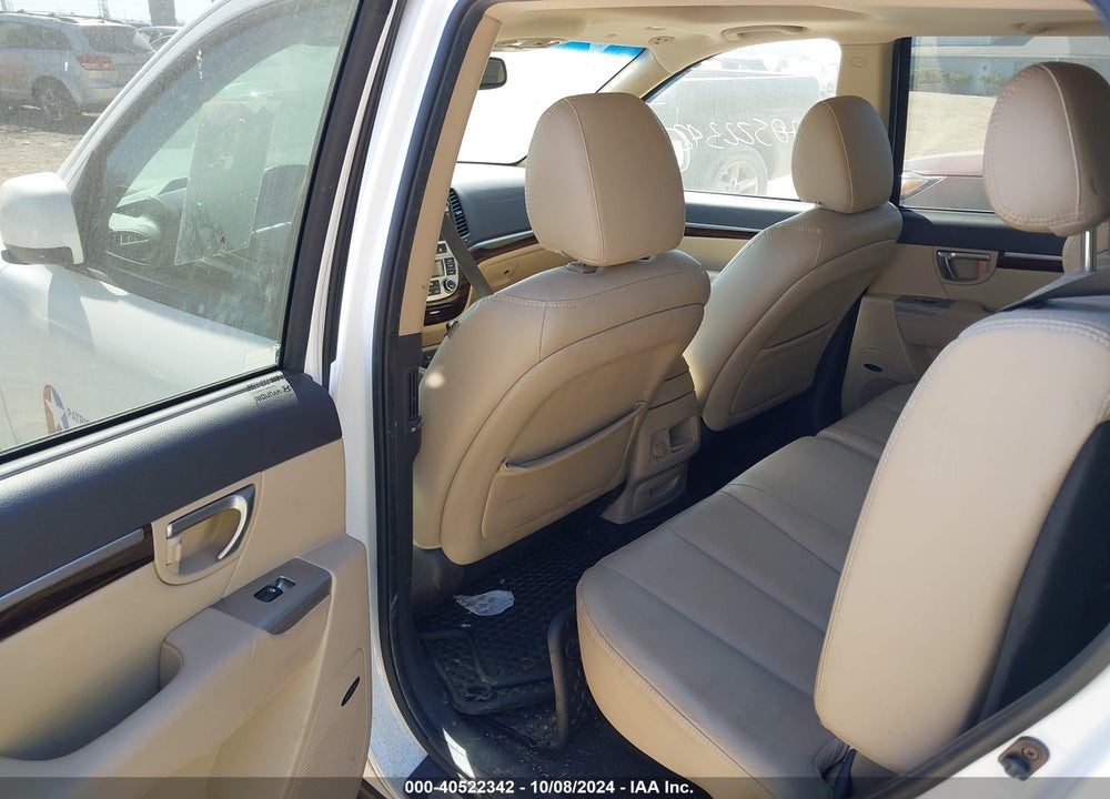 2012 HYUNDAI SANTA FE LIMITED V6 VIN: 5XYZKDAG4CG105529