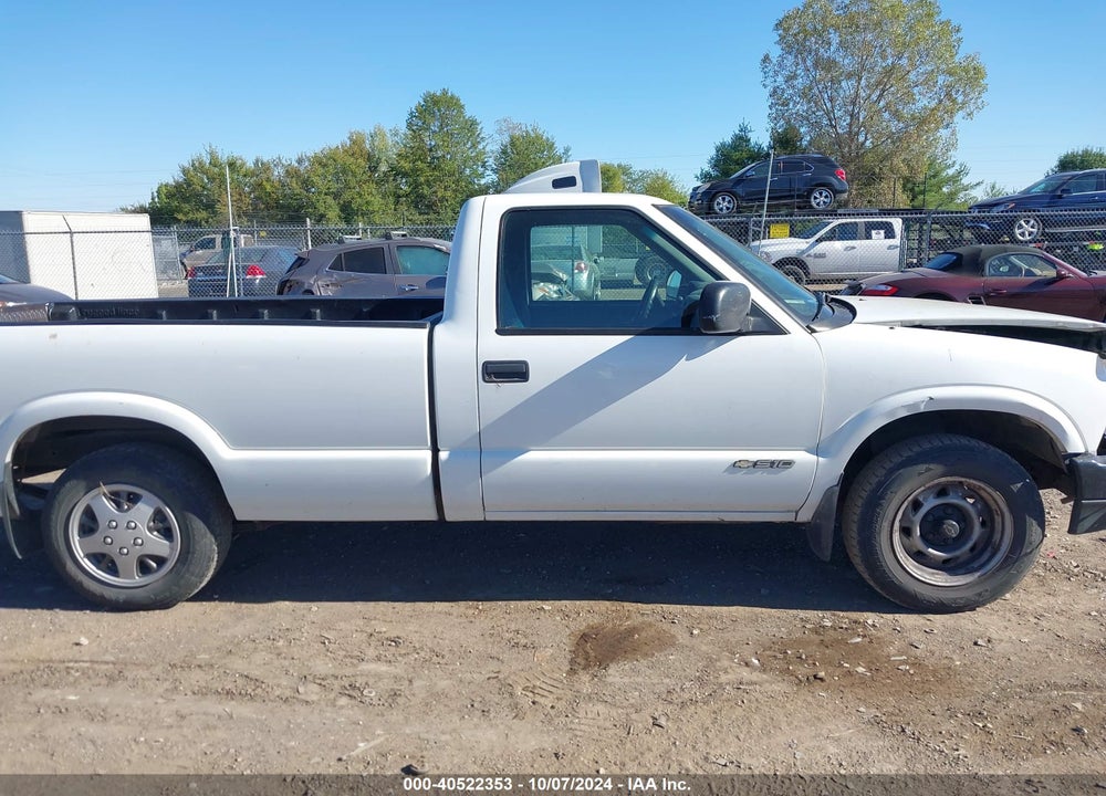 1999 CHEVROLET S-10 VIN: 1GCCS1443XK214361