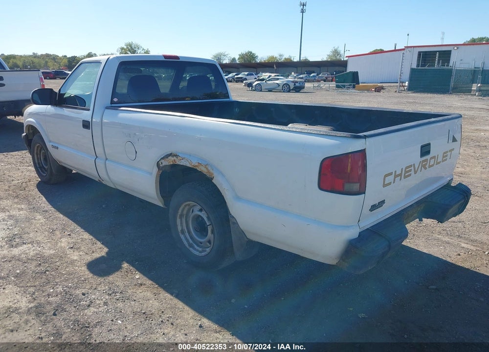 1999 CHEVROLET S-10 VIN: 1GCCS1443XK214361
